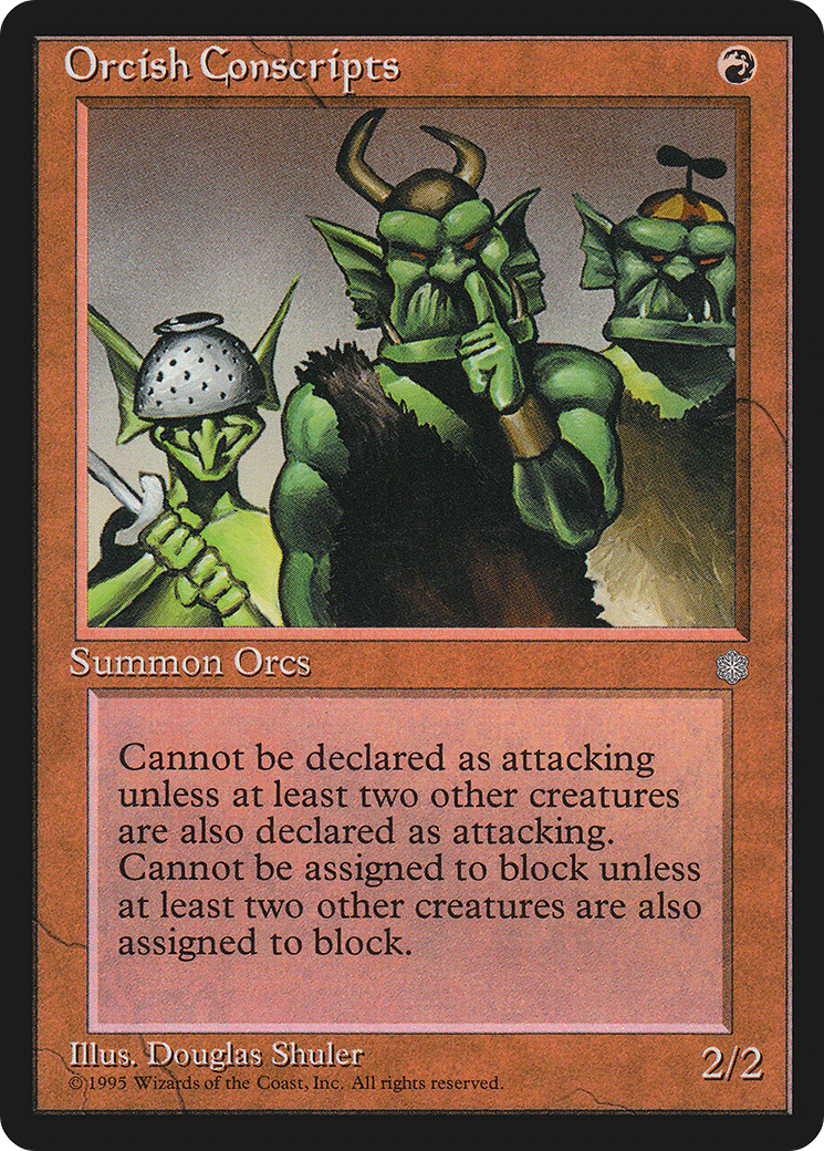 Orcish Conscripts - Chaos Orcs Fest Featured Card